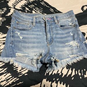 American Eagle Pride Ne(x)t Level High-Waisted Denim Short Short
